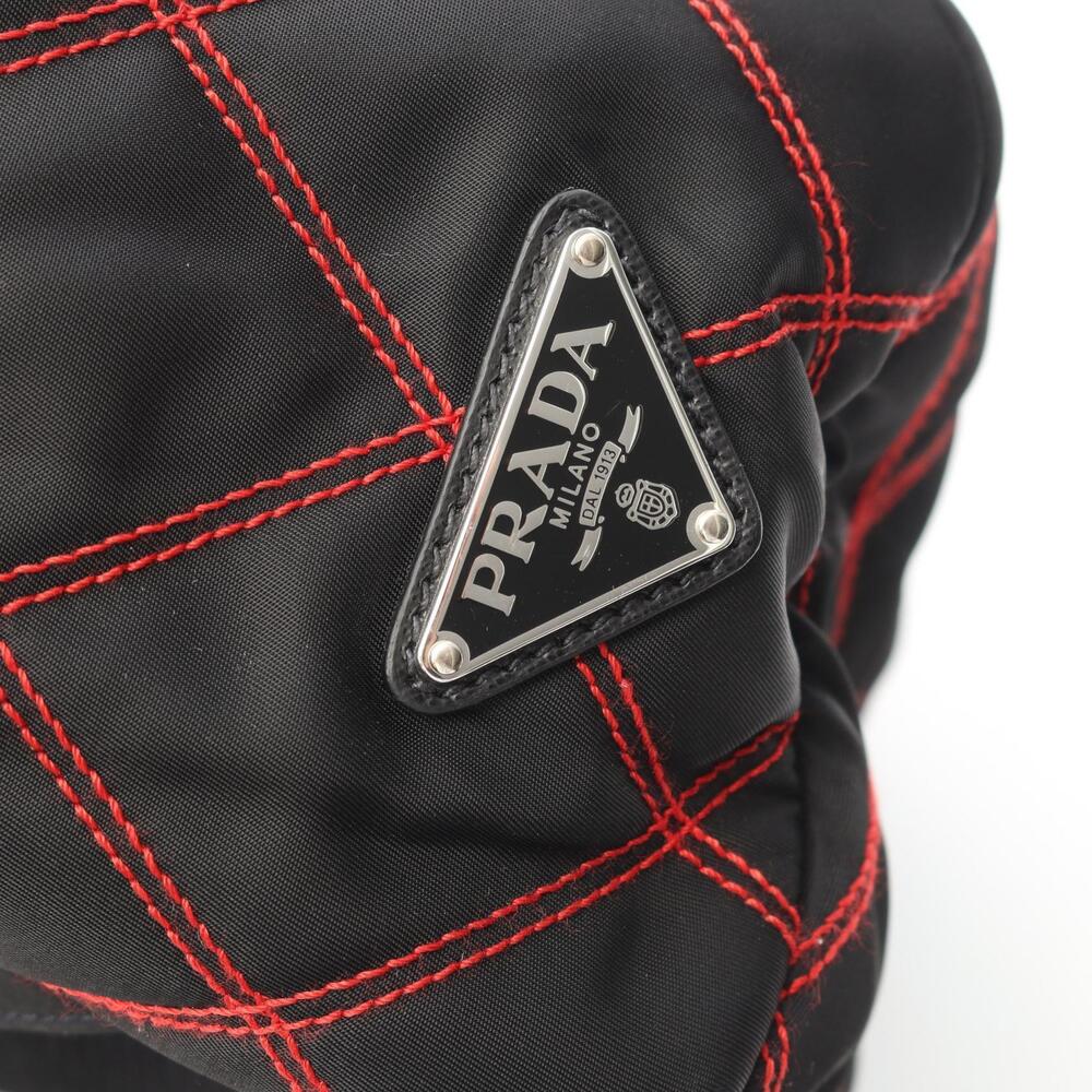 Prada Tessuto Patch Backpack Saffiano Leather Bla… - image 6